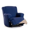 Funda Protectora De Sofa Relax Bronx Pies Juntos Azul