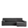 Funda Chaise Longue Modelo 0 Premium Jaz Derecha Brazo Corto Gris Oscuro