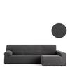 Funda Chaise Longue Modelo 0 Premium Jaz Derecha Brazo Corto Gris Oscuro