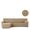 Funda Chaise Longue Modelo 0 Premium Jaz Izquierda Brazo Corto Beige