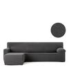 Funda Chaise Longue Modelo 0 Premium Jaz Izquierda Brazo Corto Gris Oscuro