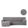 Funda Chaise Longue Modelo 0 Premium Jaz Izquierda Brazo Corto Gris