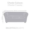 Funda Sofa Chester / Klippan 3 Plazas Modelo 7 Premium Roc Beige