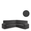 Funda Protectora Premium Jaz Sofa Rinconera 3 + 1 Gris Oscuro