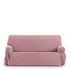 Funda De Sofá Con Lazos Valeria 6 Cubresofa Rosa 2 Plazas