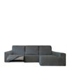 Funda Chaise Longue Relax Derecha Premium Roc Gris Oscuro