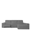 Funda Chaise Longue Relax Derecha Premium Roc Gris Claro