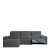 Funda Chaise Longue Izquierda Modelo  0 Premium Roc Brazo Corto Gris Oscuro