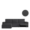 Funda Protectora Chaise Longue Izquierda Relax  Premium Jaz Brazo Corto Gris Oscuro