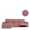 Funda Protectora Chaise Longue Izquierda Relax  Premium Jaz Brazo Corto Rosa