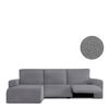 Funda Protectora Chaise Longue Izquierda Relax  Premium Jaz Brazo Corto Gris