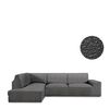 Funda Chaise Longue Con Resplado Izquierda Premium Roc Gris Oscuro