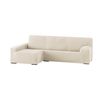 Funda Chaise Longue Elástica Ulises:color - Blanco, Posición Chaise Longe - Brazo Izquierdo Largo