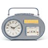 Reloj De Mesa Radio Vintage - Gris