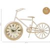 Reloj De Mesa Bicicleta Vintage - Crema