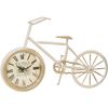 Reloj De Mesa Bicicleta Vintage - Crema