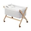 Minicuna Tijera Madera Cambrass Sky Beige / Blanco