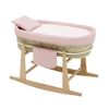 Cuna Capazo Con Patas Cambrass Rosa