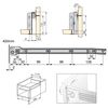 Emuca Lote De 10 Cajones De Cocina Ultrabox, Altura 118mm, Profundidad 400mm, Acero, Gris Metalizado