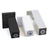 Emuca Lote De 4 Pies Regulables Para Muebles Smartfeet, Esquina, Regulable 100-110mm, Plástico, Blanco