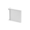 Emuca Juego De Divisores Para Interior De Cajones Vertex-concept, 900, Pintado Blanco, Aluminio Y Plástico