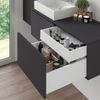 Emuca Kit De Cajón Para Cocina O Baño Vertex De Altura 178mm Con Tableros Incluidos, Módulo 450mm, Pintado Blanco