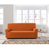 Funda De Sofa Elástica Adaptable Beta, 3 Plazas - 180 - 200 Cm.  Naranja Estoralis