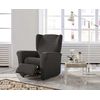 Funda De Sillon Relax Elástica Adaptable Beta, 1 Plaza - 70 - 110 Cm. Plata  Estoralis con Ofertas en Carrefour