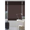 Estor Enrollable Translucido Liso Aral, 130 X 230 Cm. Marron Estoralis