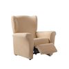 Funda De Sillon Relax Bielastica Adaptable Z51, 1 Plaza - 70 - 110 Cm.  Beige Estoralis