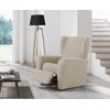 Funda De Sillon Relax Elástica Adaptable Orion, 1 Plaza - 70 - 110 Cm.  Crudo Estoralis