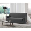 Funda De Sofa Elástica Adaptable Orion, 3 Plazas - 180 - 200 Cm.  Gris Estoralis