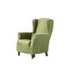 Funda De Sillon Orejero Elástica Adaptable Vega, 1 Plaza - 70 - 110 Cm.  Verde Estoralis