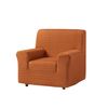 Funda De Sofa Elástica Adaptable Vega, 1 Plaza - 80 - 110 Cm.  Naranja Estoralis