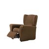 Funda De Sillon Relax Elástica Adaptable Vega, 1 Plaza - 70 - 110 Cm.  Marrón Estoralis