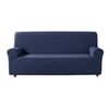 Funda De Sofa Elástica Adaptable Alexia, 4 Plazas - 210 - 240 Cm.  Azul Estoralis