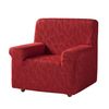 Funda De Sofa Elástica Adaptable Alexia, 1 Plaza - 80 - 110 Cm.  Rojo Estoralis