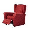 Funda De Sillon Relax Elástica Adaptable Alexia, 1 Plaza - 70 - 110 Cm.  Rojo Estoralis