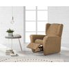 Funda De Sillon Relax Elástica Adaptable Alexia, 1 Plaza - 70 - 110 Cm.  Beige Estoralis