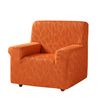 Funda De Sofa Elástica Adaptable Alexia, 1 Plaza - 80 - 110 Cm.  Naranja Estoralis