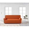 Funda De Sofa Elástica Adaptable Alexia, 2 Plazas - 140 - 170 Cm.  Naranja Estoralis