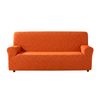 Funda De Sofa Elástica Adaptable Alexia, 2 Plazas - 140 - 170 Cm.  Naranja Estoralis