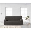 Funda De Sofa Elástica Adaptable Alexia, 3 Plazas - 180 - 200 Cm.  Gris Estoralis