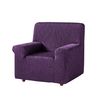 Funda De Sofa Elástica Adaptable Alexia, 1 Plaza - 80 - 110 Cm.  Violeta Estoralis