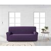 Funda De Sofa Elástica Adaptable Alexia, 4 Plazas - 210 - 240 Cm.  Violeta Estoralis