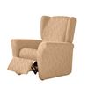 Funda De Sillon Relax Elástica Adaptable Alexia, 1 Plaza - 70 - 110 Cm.  Marfil Estoralis