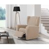 Funda De Sillon Relax Elástica Adaptable Orion, 1 Plaza - 70 - 110 Cm.  Beige Estoralis