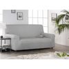 Funda De Sofa Elástica Adaptable Sara, 2 Plazas - 140 - 170 Cm.  Gris Estoralis