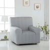 Funda De Sofa Elástica Adaptable Alba, 1 Plaza - 80 - 110 Cm.  Gris Estoralis