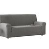 Funda De Sofa Elástica Adaptable Letras, 2 Plazas - 140 - 170 Cm.  Gris Estoralis